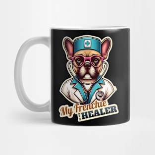 Doctor french bulldog Mug